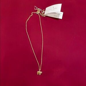 Kate Spade Gold Elephant Charm Necklace